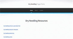 Desktop Screenshot of dryneedlinghq.com