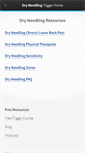 Mobile Screenshot of dryneedlinghq.com